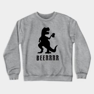 T-rex loves beer Crewneck Sweatshirt